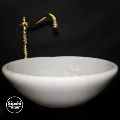Muğla Kristal Beyaz Tasarım Lavabo Muğla Kristal Beyaz Tasarım Lavabo