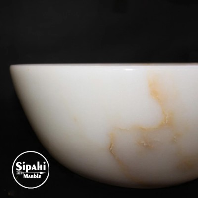 Afyon Kristal Sarılı Beyazlı Lavabo Afyon Kristal Sarılı Beyazlı Lavabo