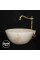 Afyon Kristal Sarılı Beyazlı Lavabo Afyon Kristal Sarılı Beyazlı Lavabo