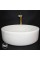 Kristal Beyaz Silindir Lavabo Kristal Beyaz Silindir Lavabo