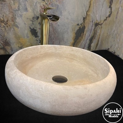 Traverten Bombe Lavabo Traverten Bombe Lavabo