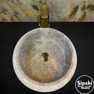 Tundra Gri Bombeli Lavabo Tundra Gri Bombeli Lavabo