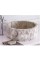 Gümüş Traverten Eskitme Silindir Lavabo Gümüş Traverten Eskitme Silindir Lavabo