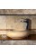 Traverten Basık Bombeli Lavabo Traverten Basık Bombeli Lavabo