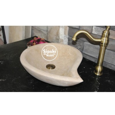 Noche Traverten Damla Model Lavabo Noche Traverten Damla Model Lavabo