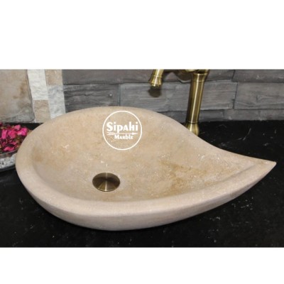 Noche Traverten Damla Model Lavabo Noche Traverten Damla Model Lavabo