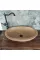Koyu Traverten Oval Lavabo Koyu Traverten Oval Lavabo