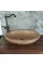 Koyu Traverten Oval Lavabo Koyu Traverten Oval Lavabo