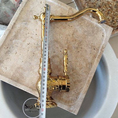 Gold İşlemeli Lavabo Bataryası Gold İşlemeli Lavabo Bataryası