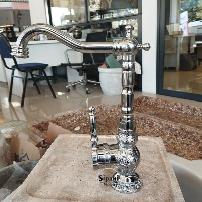 Krom İşlemeli Lavabo Bataryası Krom İşlemeli Lavabo Bataryası