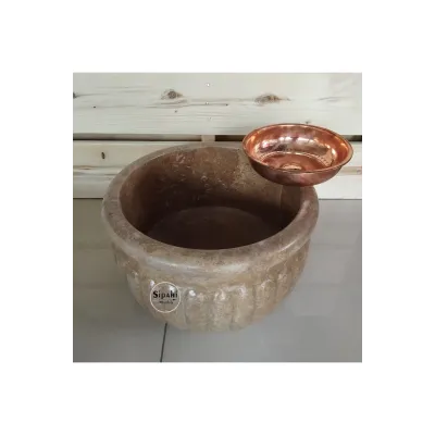 Koyu Traverten İnce Dilimli Delikli Dizayn Koyu Traverten İnce Dilimli Delikli Dizayn