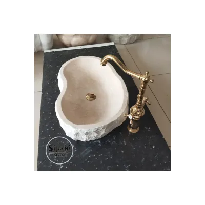 Traverten Şekilsiz Lavabo Traverten Şekilsiz Lavabo
