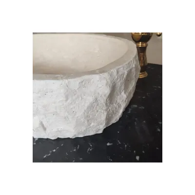 Traverten Şekilsiz Lavabo Traverten Şekilsiz Lavabo