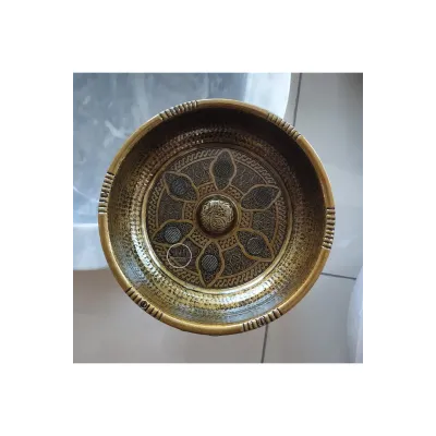 Antik Eskitme Hamam Tası - Pirinç Antik Eskitme Hamam Tası - Pirinç