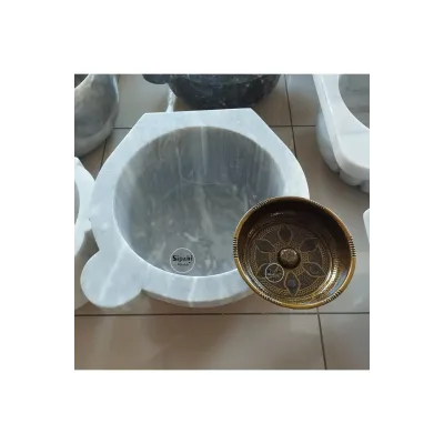 Antik Eskitme Hamam Tası - Pirinç Antik Eskitme Hamam Tası - Pirinç