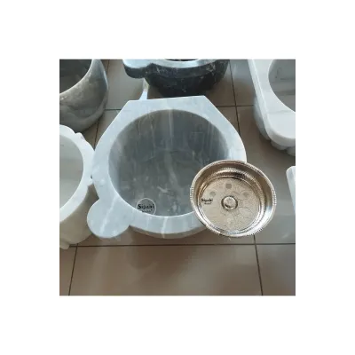 Krom Kaplama Osmanlı Hamam Tası - Pirinç Krom Kaplama Osmanlı Hamam Tası - Pirinç