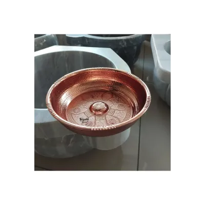 Bakır Hamam Tası - Pirinç Bakır Hamam Tası - Pirinç