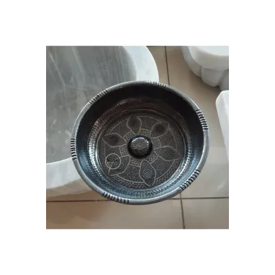 Siyah Hamam Tası - Pirinç Siyah Hamam Tası - Pirinç