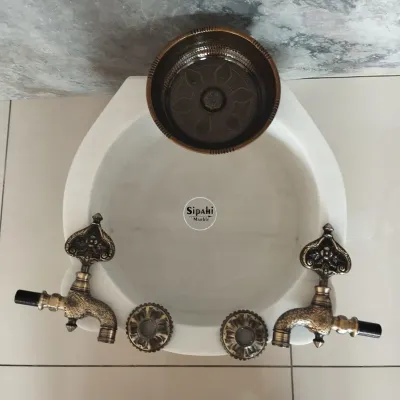 Beyaz Mermer Kurna Konsept set Beyaz Mermer Kurna Konsept set