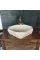 Traverten Elmas Kesim Oval Lavabo Traverten Elmas Kesim Oval Lavabo
