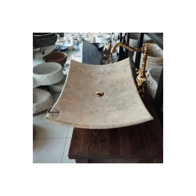 Emperador Yaprak Model Büyük Lavabo Emperador Yaprak Model Büyük Lavabo