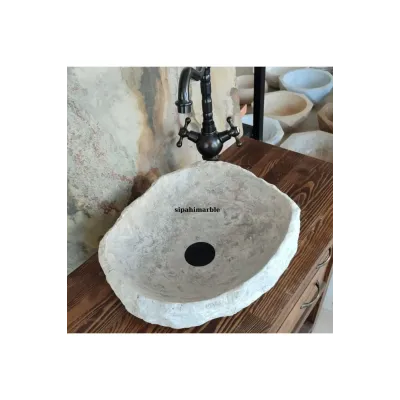 Gümüş Traverten Şekilsiz Doğal Patlatma Gümüş Traverten Şekilsiz Doğal Patlatma