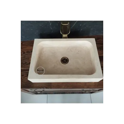 Traverten Dikdörtgen Lüx Lavabo Traverten Dikdörtgen Lüx Lavabo