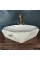 Traverten Elmas Kesim Oval Lavabo Traverten Elmas Kesim Oval Lavabo