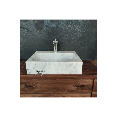 Afyon Bulutlu Batarya Çıkışlı Dikdörtgen Lavabo Afyon Bulutlu Batarya Çıkışlı Dikdörtgen Lavabo