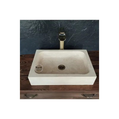 Traverten Dikdörtgen Lüx Lavabo Traverten Dikdörtgen Lüx Lavabo