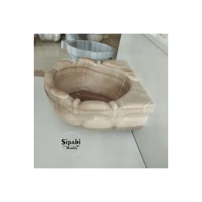 Onyx Dalgalı D Model Kurna Onyx Dalgalı D Model Kurna