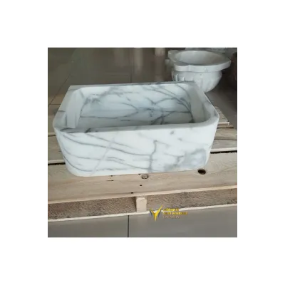 Beyaz Mermer Derin Lüks Lavabo Beyaz Mermer Derin Lüks Lavabo