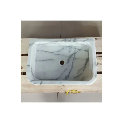 Beyaz Mermer Derin Lüks Lavabo Beyaz Mermer Derin Lüks Lavabo
