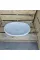 Gri Mermer Tek Batarya Çıkışlı Lavabo Beyaz Mermer Oval Lavabo