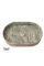 Gümüş Traverten Gizli Giderli Oval Lavabo Gümüş Traverten Gizli Giderli Oval Lavabo