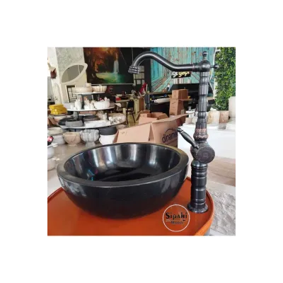 Toros Siyah Oval Lavabo Toros Siyah Oval Lavabo