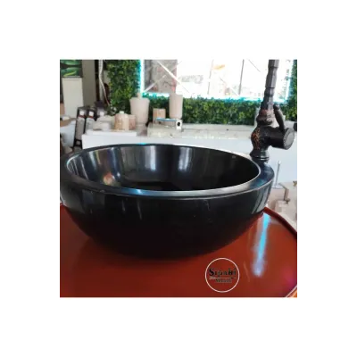 Toros Siyah Oval Lavabo Toros Siyah Oval Lavabo