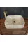 Gümüş Traverten Kare Lavabo Gümüş Traverten Kare Lavabo