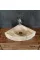 Traverten Üçgen Lavabo Traverten Üçgen Lavabo