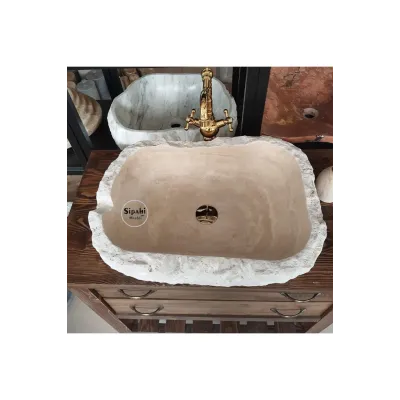 Klasik Traverten Dikdörtgen Şekilsiz Lavabo Klasik Traverten Dikdörtgen Şekilsiz Lavabo