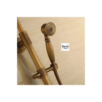 Antique Plated Square Shower Set Antique Plated Square Shower Set
