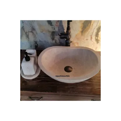 Siver Travertine Deep Rectangular Sink Siver Travertine Deep Rectangular Sink