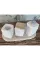 Beige Marble Rose Gold Convex Deer Detail 7 Pcs Bathroom Set Beige Marble Rose Gold Convex Deer Detail 7 Pcs Bathroom Set