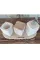 Beige Marble Rose Gold Convex Deer Detail 7 Pcs Bathroom Set Beige Marble Rose Gold Convex Deer Detail 7 Pcs Bathroom Set