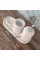 Beige Marble Rose Gold Convex Deer Detail 7 Pcs Bathroom Set Beige Marble Rose Gold Convex Deer Detail 7 Pcs Bathroom Set