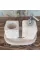 Beige Marble Rose Gold Convex Deer Detail 7 Pcs Bathroom Set Beige Marble Rose Gold Convex Deer Detail 7 Pcs Bathroom Set