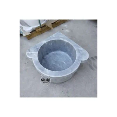 Afyon Bulutlu Mermer Düz Köşe Kurna Afyon Bulutlu Mermer Düz Köşe Kurna