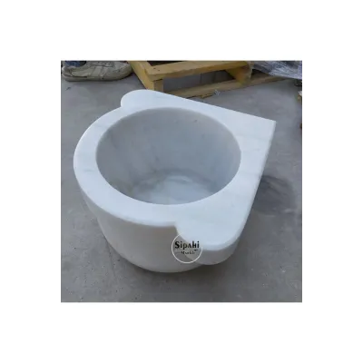Marmara Mermer Düz Mini Köşe Kurna Marmara Mermer Düz Mini Köşe Kurna
