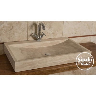 Traverten Dikdörtgen Lavabo Traverten Dikdörtgen Lavabo