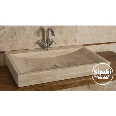Traverten Dikdörtgen Lavabo Traverten Dikdörtgen Lavabo